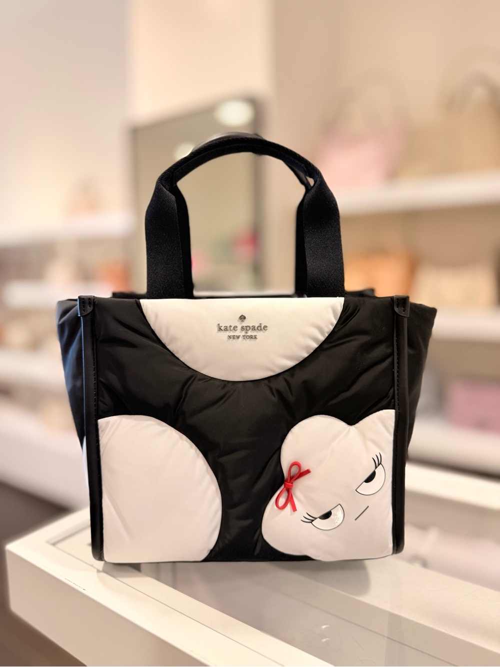NWT Kate spade Kip Monsters Small Tote Bag- black multi